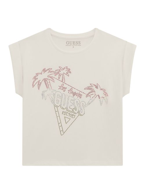 T-shirt bambina bianca GUESS | J5GI32K8HM4/G011